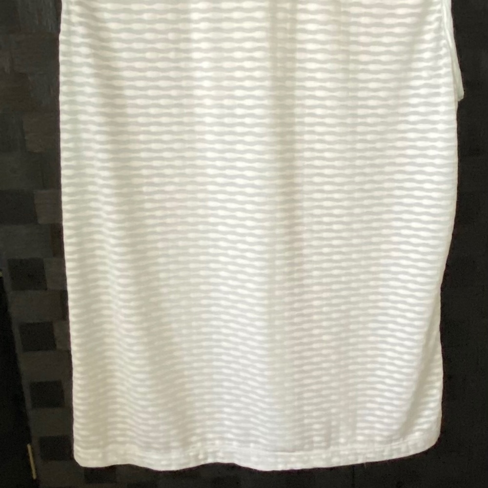 EP Pro Tour Tech, blue/ white golf shirt with zip front. Size L - Picture 6 of 6